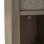 Americana Farmhouse Dusty Taupe Chairside Table