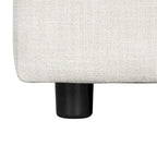Divano componibile a L con cuscini posteriori rimovibili e 3 cuscini decorativi