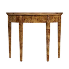 Hampton Demilune Burl 36 Console Table