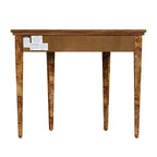 Hampton Demilune Burl 36 Console Table