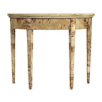 Hampton Demilune Burl 36 Console Table