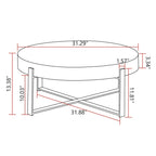 31.29Modern Retro Splicing Round Coffee Table