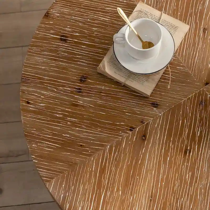 31.29Modern Retro Splicing Round Coffee Table