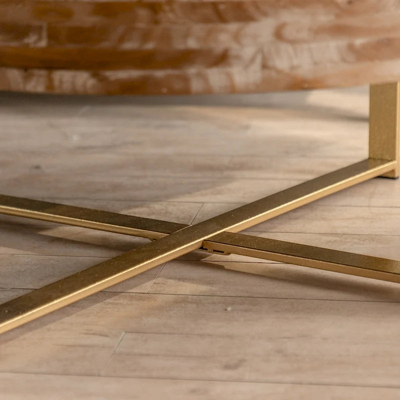 31.29Modern Retro Splicing Round Coffee Table