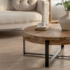 31.29Modern Retro Splicing Round Coffee Table