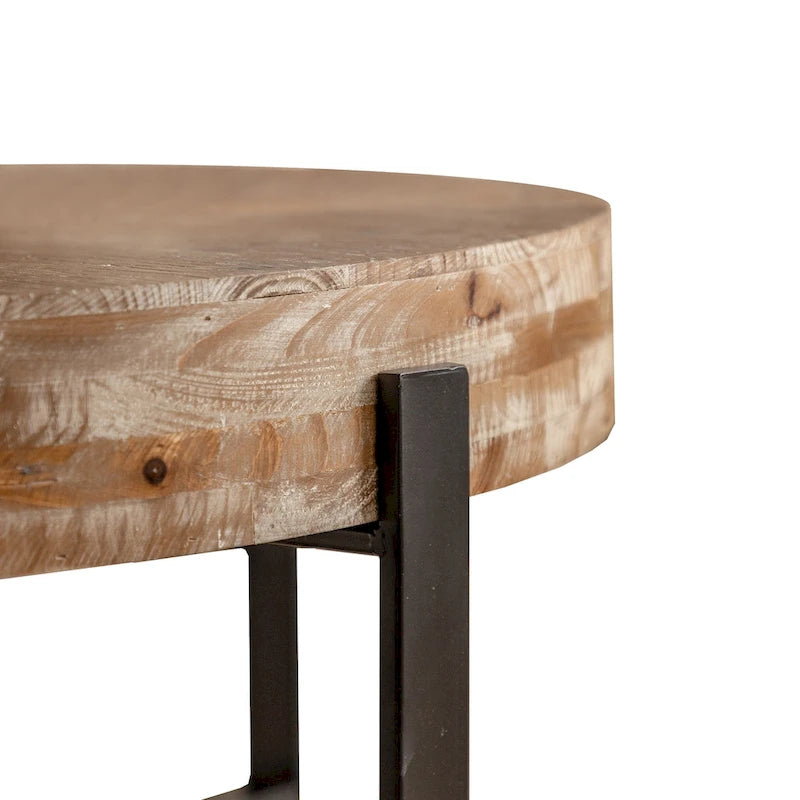 31.29Modern Retro Splicing Round Coffee Table