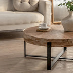 31.29Modern Retro Splicing Round Coffee Table