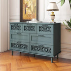7 Drawer Cabinet,With Black Metal Handle