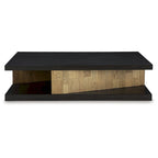 Signature Design by Ashley Kocomore Brown/Beige Coffee Table - 60W x 35D x 16H