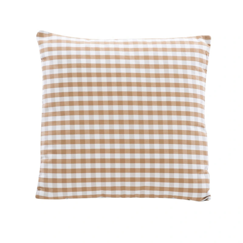 Josie Black Backless Wooden Nook with Cushion Set