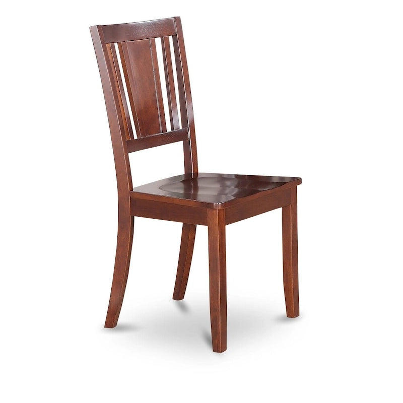 East West Furniture Dinette Set Contains a Rectangle Dining Table and Dining Room Chairs (Chair Seat Type Options)