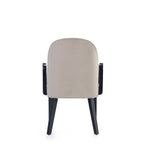 Sedia da Pranzo con Braccioli Imbottita in Similpelle e Velluto Hillman Moderna Manhattan Comfort