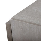 Furniture of America Cruz Transitional Grey Solid Wood Dining Server with Doors