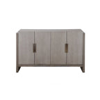 Furniture of America Cruz Transitional Grey Solid Wood Dining Server with Doors