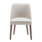 Porthos Home Nev Fabric Dining Chairs with Wooden Legs, Set of 2