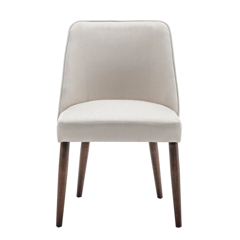 Porthos Home Nev Fabric Dining Chairs with Wooden Legs, Set of 2