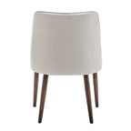 Porthos Home Nev Fabric Dining Chairs with Wooden Legs, Set of 2