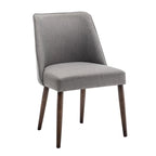 Porthos Home Nev Fabric Dining Chairs with Wooden Legs, Set of 2