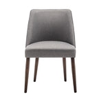 Porthos Home Nev Fabric Dining Chairs with Wooden Legs, Set of 2