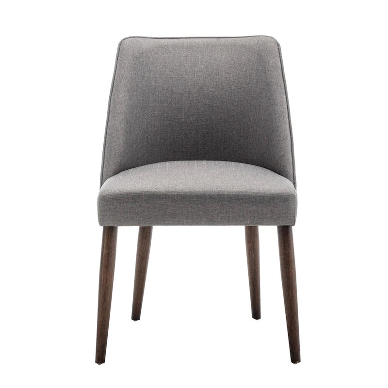 Porthos Home Nev Fabric Dining Chairs with Wooden Legs, Set of 2