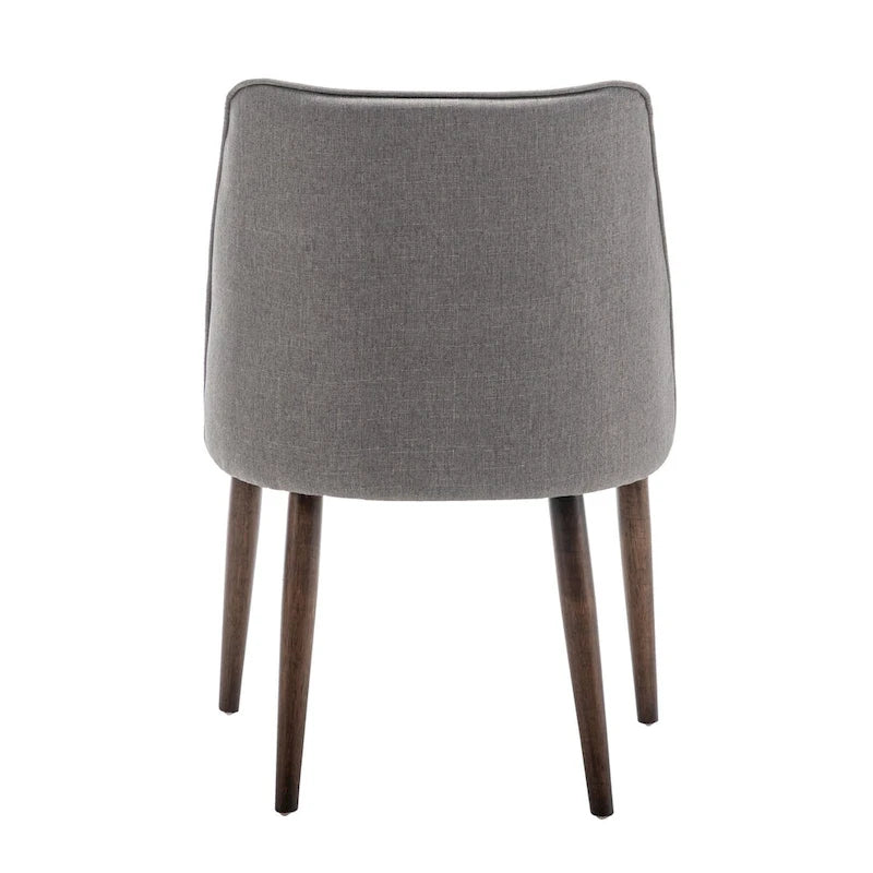 Porthos Home Nev Fabric Dining Chairs with Wooden Legs, Set of 2