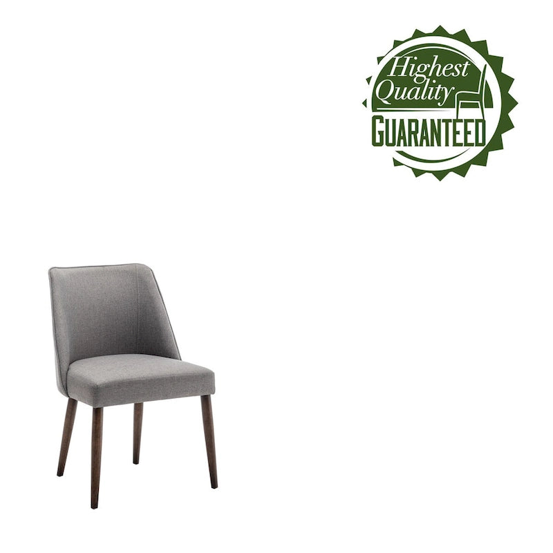 Porthos Home Nev Fabric Dining Chairs with Wooden Legs, Set of 2