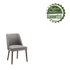 Porthos Home Nev Fabric Dining Chairs with Wooden Legs, Set of 2