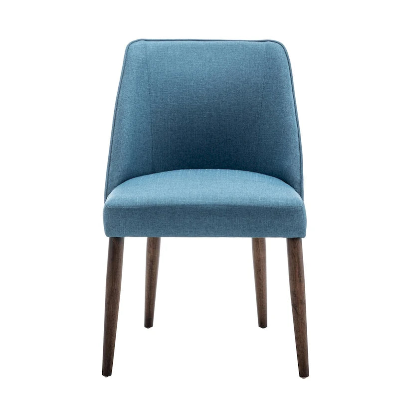 Porthos Home Nev Fabric Dining Chairs with Wooden Legs, Set of 2