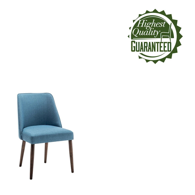 Porthos Home Nev Fabric Dining Chairs with Wooden Legs, Set of 2