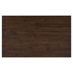 60 Farmhouse Rectangular Dining Table with 4 Upholstered Chairs and Bench