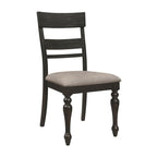 Kyle Brown Brushed and Charcoal Sandthrough 7-piece Dining Set