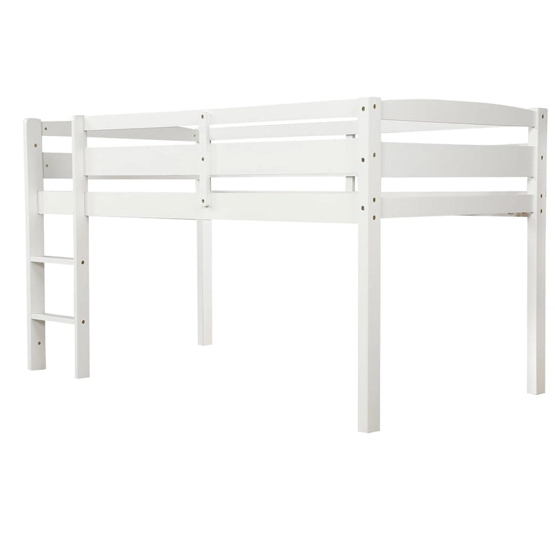 Wood Loft Bed Low Loft Beds with Ladder
