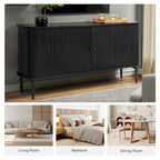 Credenza Franz Modern a 63" di larghezza con ripiano regolabile di HULALA HOME