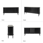 Credenza Franz Modern a 63" di larghezza con ripiano regolabile di HULALA HOME