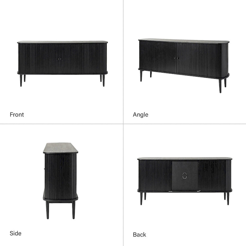 Credenza Franz Modern a 63" di larghezza con ripiano regolabile di HULALA HOME