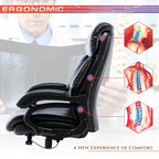 Snugway Sedia da Ufficio Ergonomica Direzionale Schienale Alto e Grande Portata 180kg