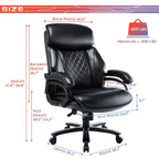 Snugway Sedia da Ufficio Ergonomica Direzionale Schienale Alto e Grande Portata 180kg