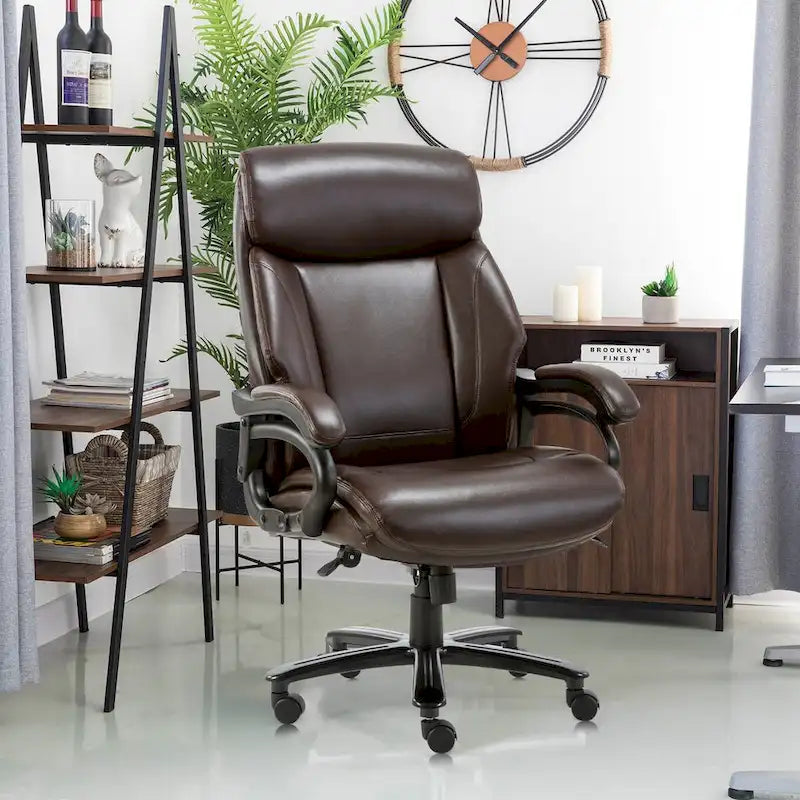 Snugway Sedia da Ufficio Ergonomica Direzionale Schienale Alto e Grande Portata 180kg