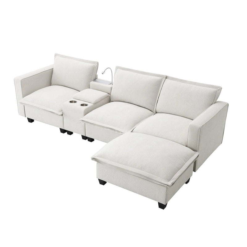 Harper&Bright Designs Divano componibile moderno multifunzione Cloud