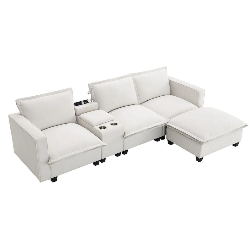 Harper&Bright Designs Divano componibile moderno multifunzione Cloud