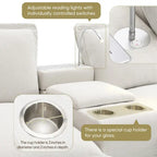 Harper&Bright Designs Divano componibile moderno multifunzione Cloud