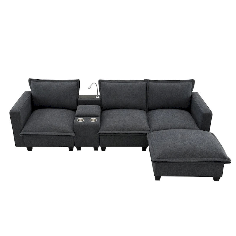 Harper&Bright Designs Divano componibile moderno multifunzione Cloud