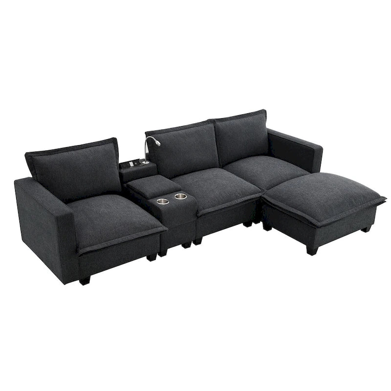 Harper&Bright Designs Divano componibile moderno multifunzione Cloud