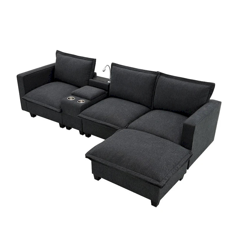 Harper&Bright Designs Divano componibile moderno multifunzione Cloud