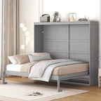 Full Size Wood Murphy Bed