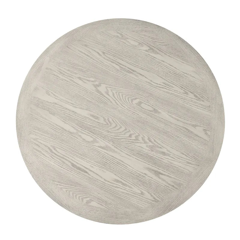 Roundhill Furniture Gates Round Dining Table, Gray
