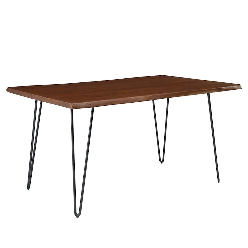 Ardor 60 Live Edge Acacia Wood Rectangular Dining Table