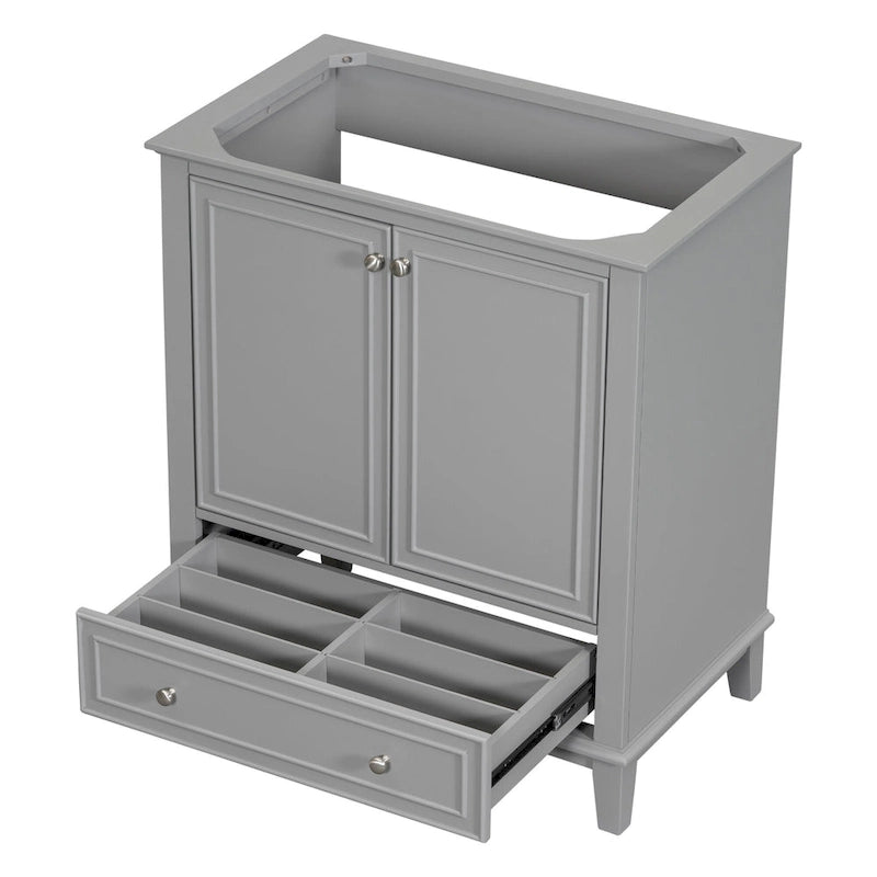 Mobiletto da bagno con ante e cassetto