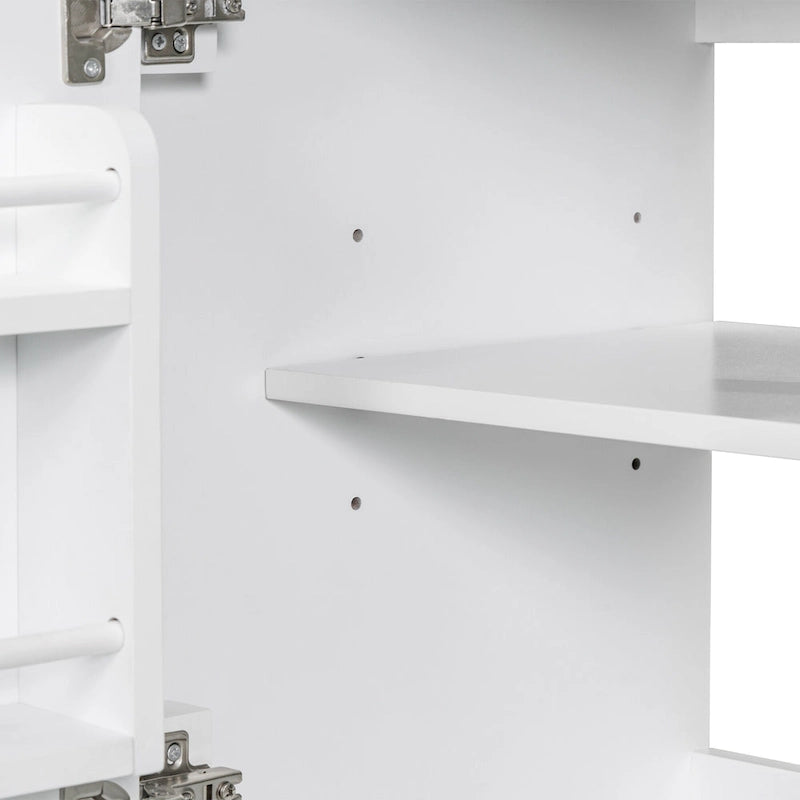 Mobiletto da bagno con ante e cassetto