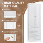 Tall Storage Cabinet with Drawers for Bathroom/Office